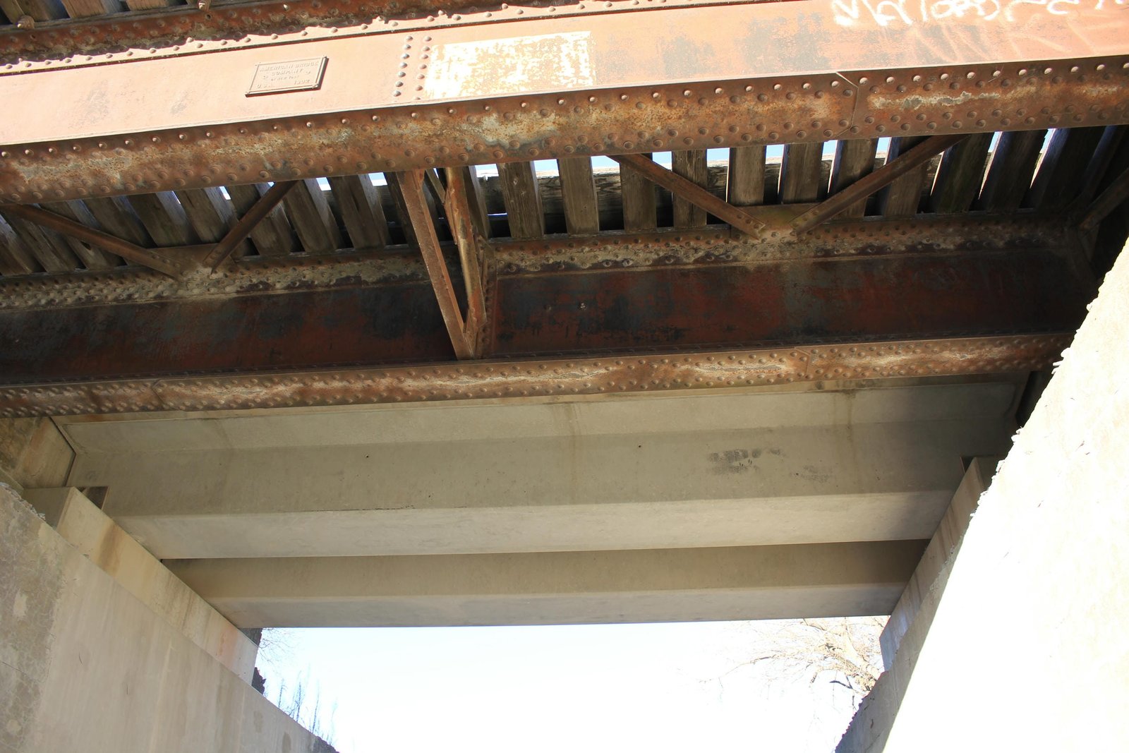 Under bridge